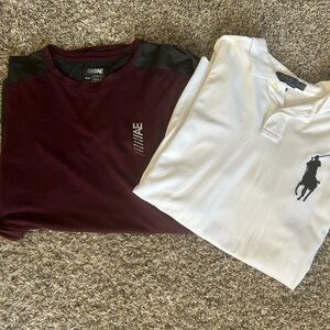 Polo by Ralph Lauren White Tee with Black Emblem